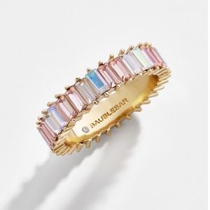 BaubleBar Mini Alidia Ring Iridescent Size 9 New